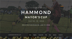 Desktop Screenshot of hammondmayorscup.org