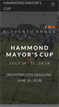 Mobile Screenshot of hammondmayorscup.org